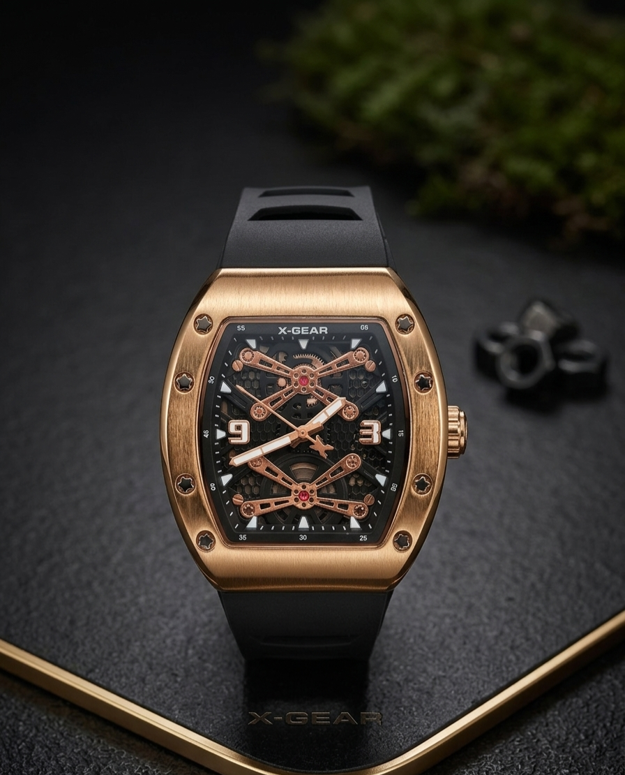 X-GEAR Maveri |Skeleton Watch