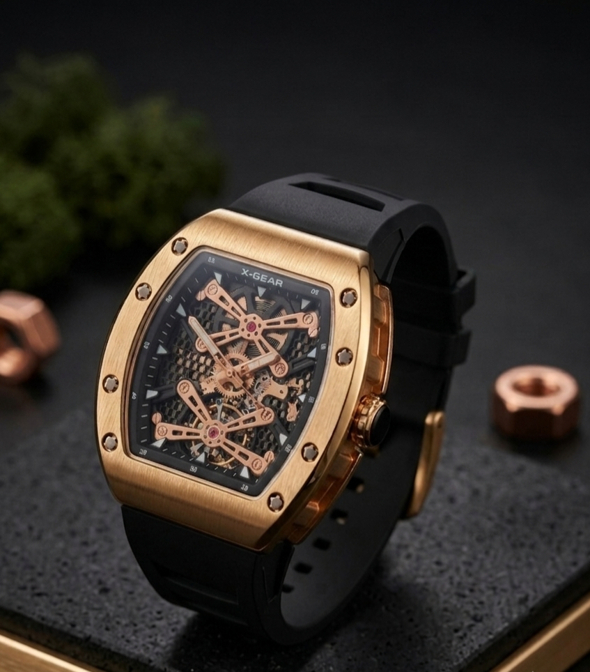 X-GEAR Maveri |Skeleton Watch