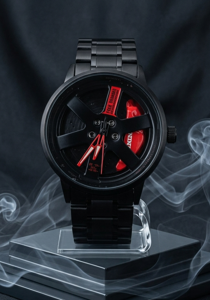 Car Wheel Watch | Steel