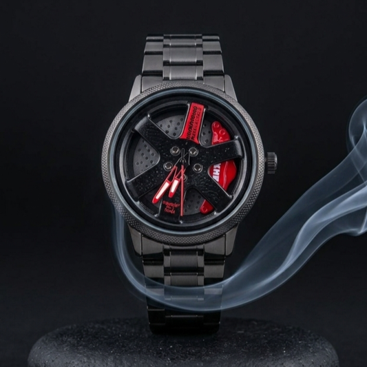 Car Wheel Watch | Steel